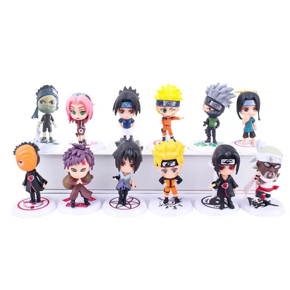 Rare Anime Merchandise - 핫 12 개/대 애니메이션 피규어 나루토