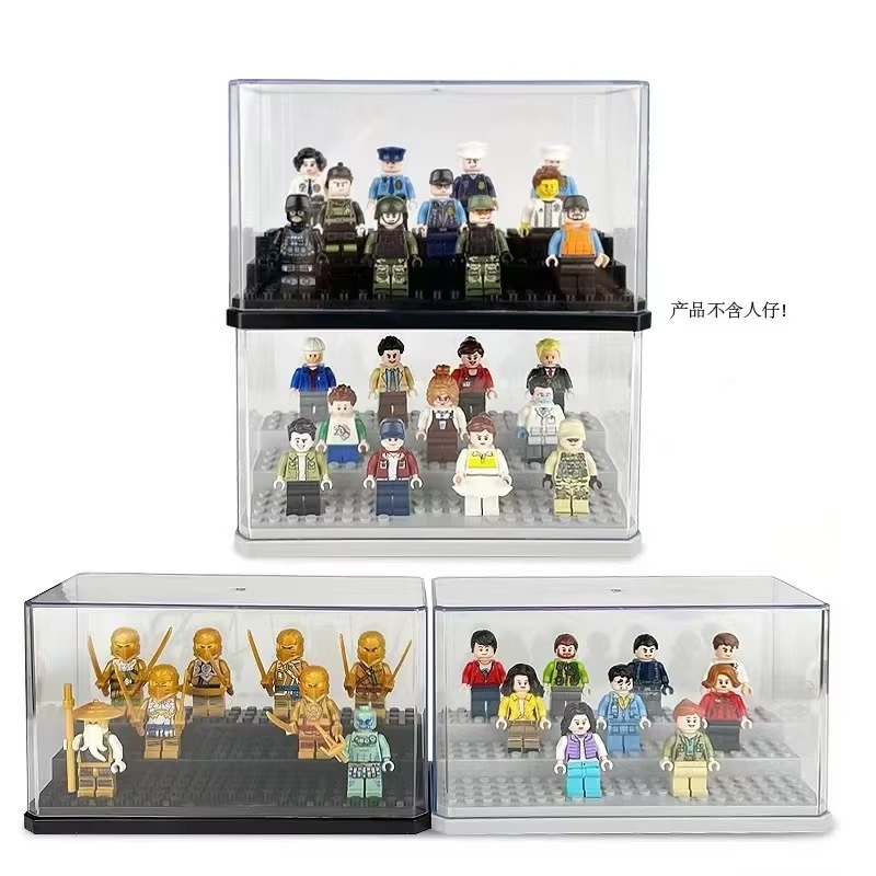 Figure Display Box - 아크릴 미니피겨 전시 케이스, 레고 액션