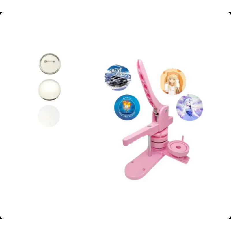 DIY 플라스틱 버튼 배지 제작 도구 휴대용 원형 버튼 - Pin Button Badge 리뷰 및 가격