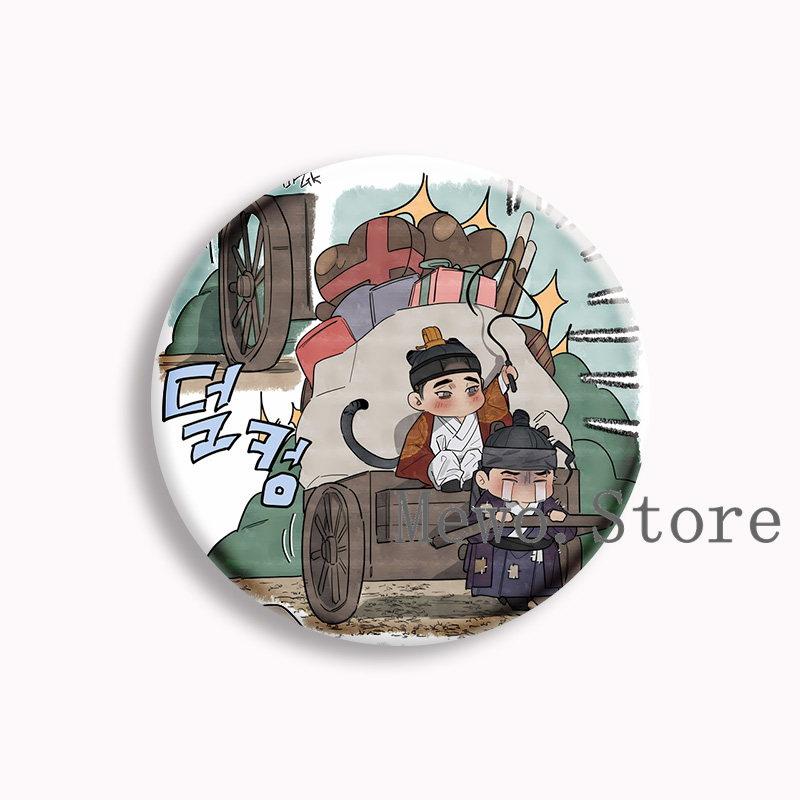 로터스 하트 애니메이션 소프트 버튼 핀 BL 만화 남자 - Pin Button Badge 리뷰 및 가격