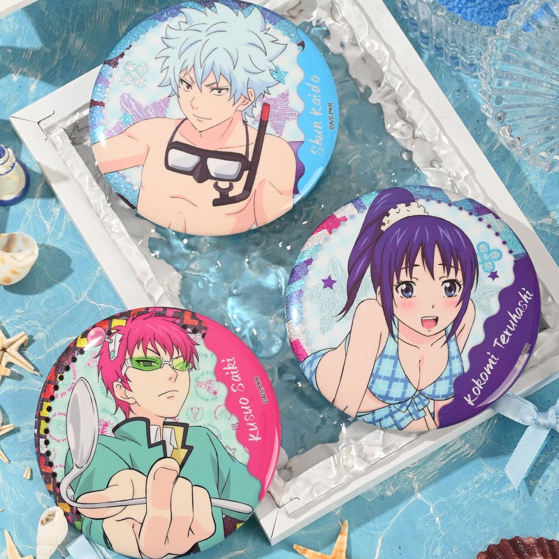 Saiki Kusuo 귀여운 애니메이션 상품 라운드 금 - Pin Button Badge 리뷰 및 가격