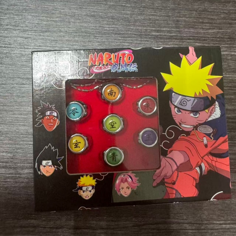10 개/대 애니메이션 아카츠키 이타치 금속 R-ing - Rare Anime Merchandise 리뷰 및 가격