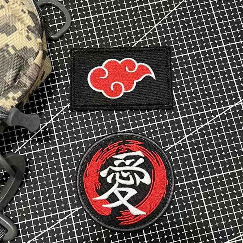 새로운 나루토 맞춤형 2차원 아카츠키 닌자 자수 패치  - Anime Merchandise Naruto 리뷰 및 가격