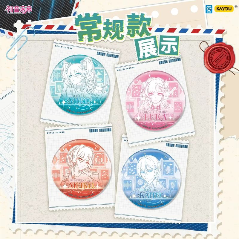 카유 하츠네 미쿠 피아프로 캐릭터 틴 배지 시리즈 애니 - Pin Button Badge 리뷰 및 가격