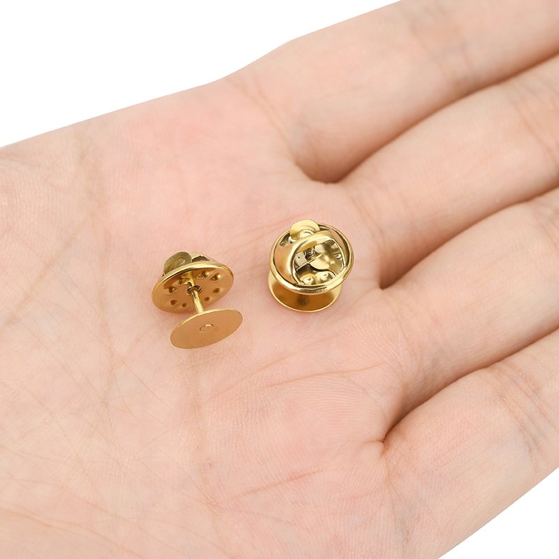 10세트 스테인리스 스틸 브로치 베이스 홀더 라펠 배지 - Pin Button Badge 리뷰 및 가격
