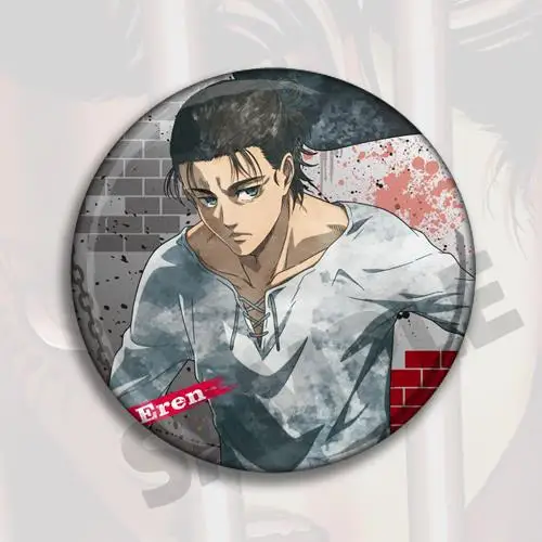 진격의 거인 애니메이션 상품: 배지, 브로치, 핀, 펜 - Pin Button Badge 리뷰 및 가격