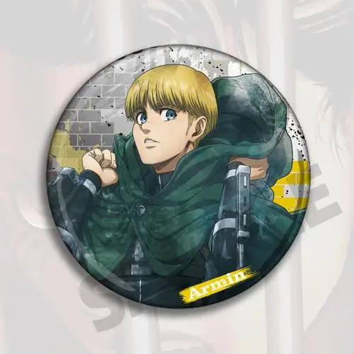 진격의 거인 애니메이션 상품: 배지, 브로치, 핀, 펜 - Pin Button Badge 리뷰 및 가격