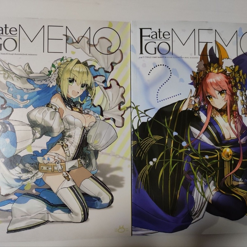 2권 Fate GO MEMO 1 2 아트북 아트워크 와 - Fate Anime Merchandise 리뷰 및 가격