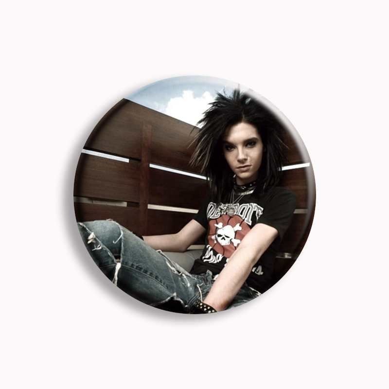 록 밴드 토키오 호텔 카울리츠 빈티지 소프트 단추 핀  - Pin Button Badge 리뷰 및 가격