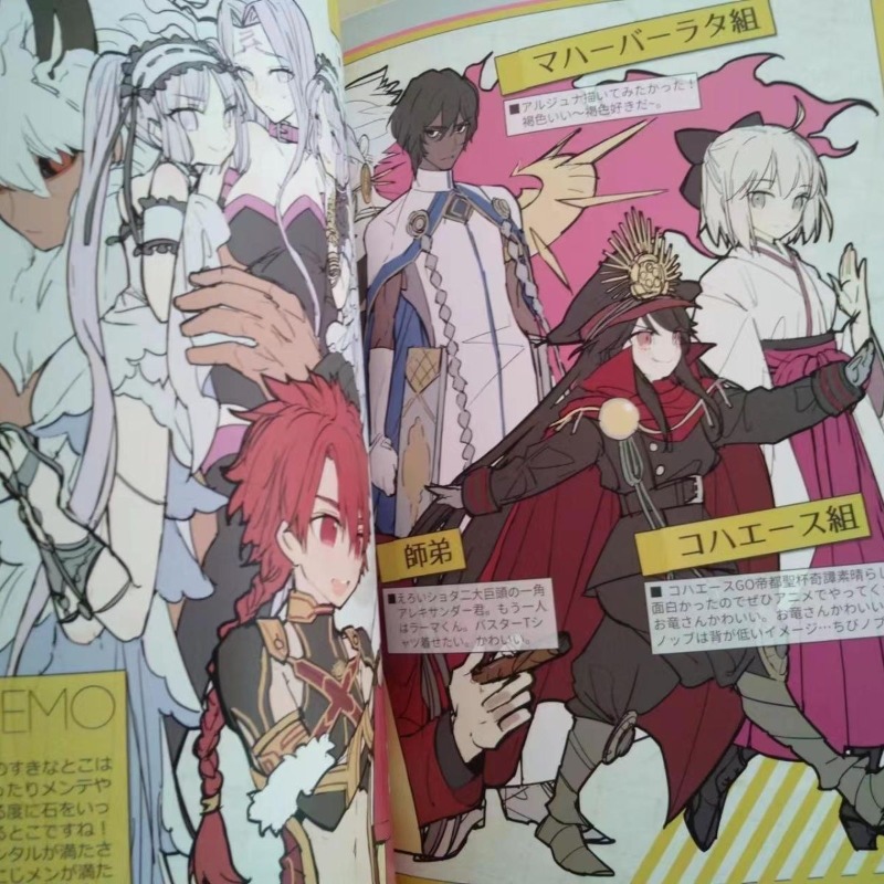 2권 Fate GO MEMO 1 2 아트북 아트워크 와 - Fate Anime Merchandise 리뷰 및 가격