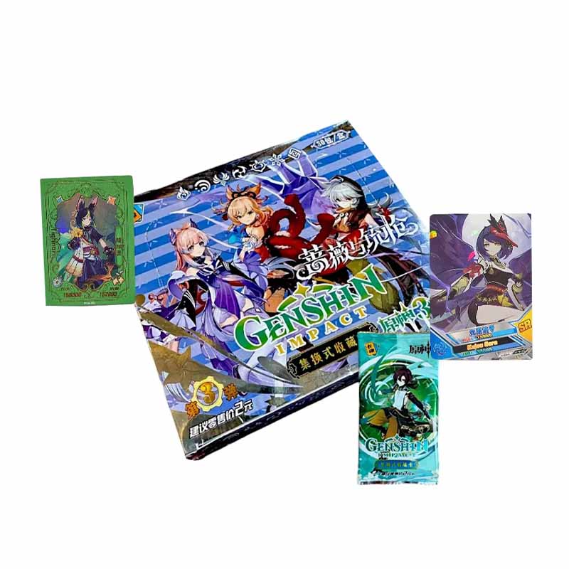 겐신 임팩트 애니메이션 캐릭터 아트 컬렉터블 카드 -  - Anime Merchandise Brands 리뷰 및 가격