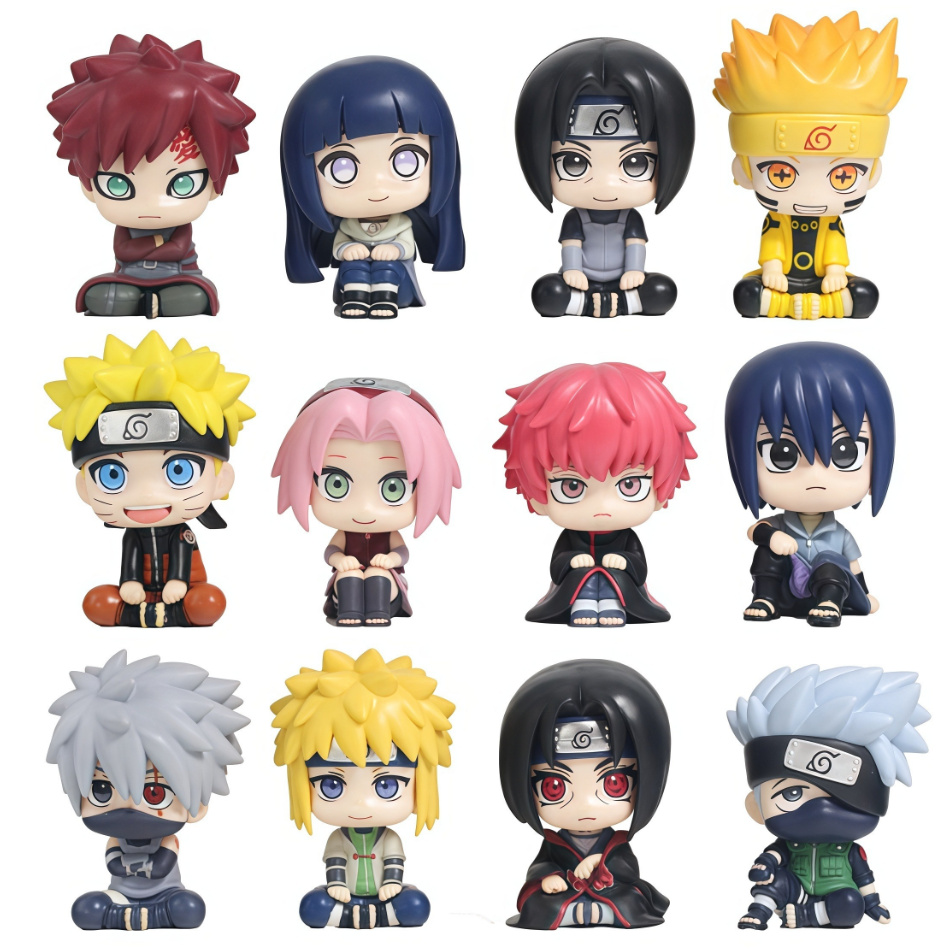 12개 나루토 질풍전 애니메이션 Q 버전 앉아있는 피규 - Rare Anime Merchandise 리뷰 및 가격